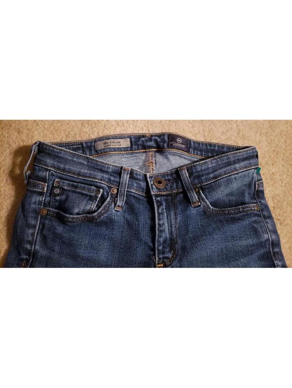 AG Adriano Goldschmied Olivia skinny boot Sz 24 jeans women's Blue